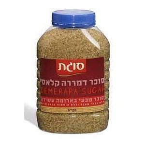 סוכר חום סוגת בצנצנת 1 ק"ג