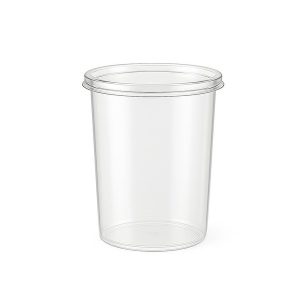 גביע 1 ליטר עם מכסה, קרטון 400