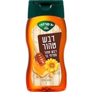 דבש יד מרדכי בבקבוק לחיץ 400 גרם